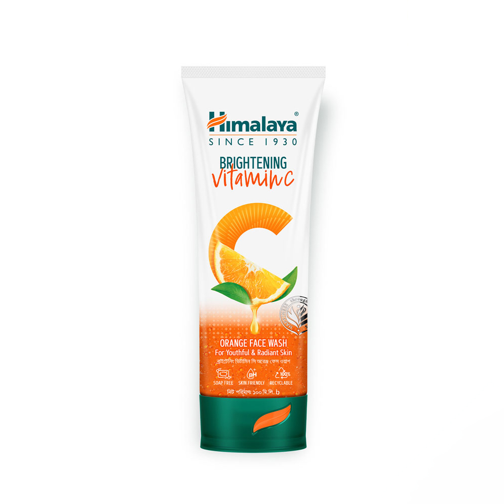 Himalaya Brightening Vitamin C Orange Face Wash-100ml