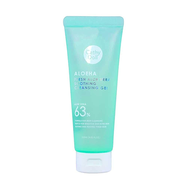 CATHY DOLL ALOEHA 63% FACE WASH	120 ML