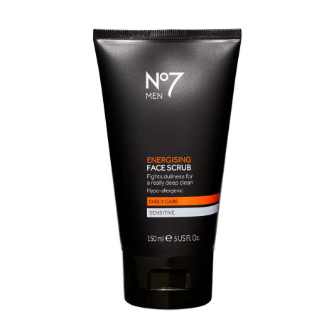 NO7 MEN ENERGISING FACE SCRUB	150 ML