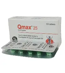 Qmax 25mg Tablets