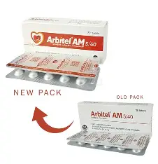 Arbitel AM 5/40mg Tablet