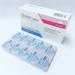 Dinovo Tablet 500/20MG
