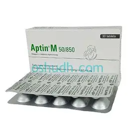 Aptin M 5/850mg Tablets