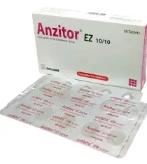 Anzitor EZ 10/10MG Tablets