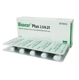 Bisocor Plus 2.5/6.25MG Tablet