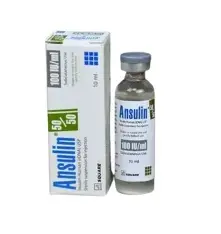 Ansulin SC Injection 50/50-IU 10 ml vial