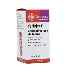 Ferinject 500-MG IV Injection or Infusion 10-ML