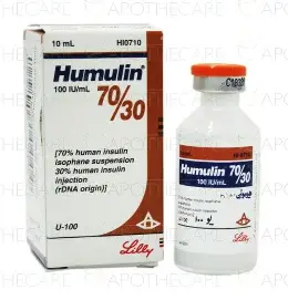 Humulin 30/70 SC Injection 10 ml vial